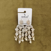Dhwani Royal Kundan And Austrian Statement Pack of 12 Dangler Earrings