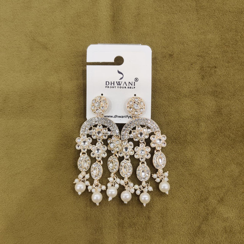 Dhwani Royal Kundan And Austrian Statement Pack of 12 Dangler Earrings