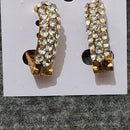 Martina Jewels Gold Plated Austrian Stone Stud Earrings