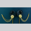 Mahavir Gold Plated Kanchain Studs Earrings