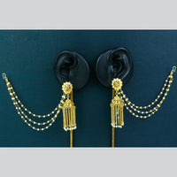 Mahavir Gold Plated Kanchain Jhumki Earrings