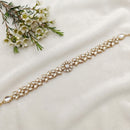 Js Fashion  Elegant Mehendi Kundan Hair Accessory Floral Design For Women