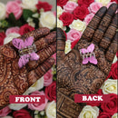 Js Fashion Trendy Double Shaded Butterfly Multi-Color Acrylic Hair Clips for Women & Girls – Pack of 12 Mini Hair Clutchers