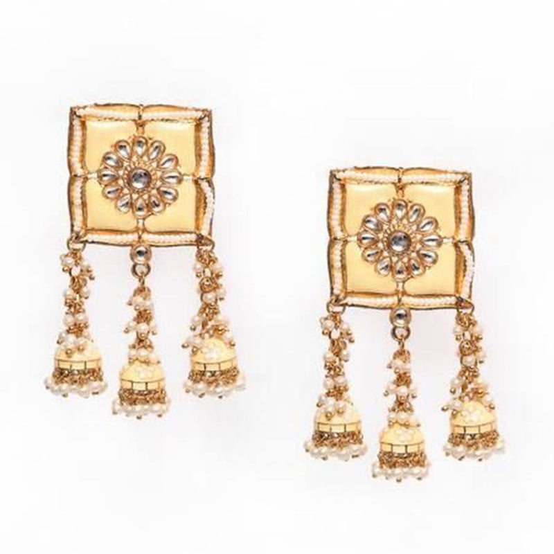 House Of Ree New Stylish Meenakari Blue Jhumki Earring for Womens | Women | Girls ER165