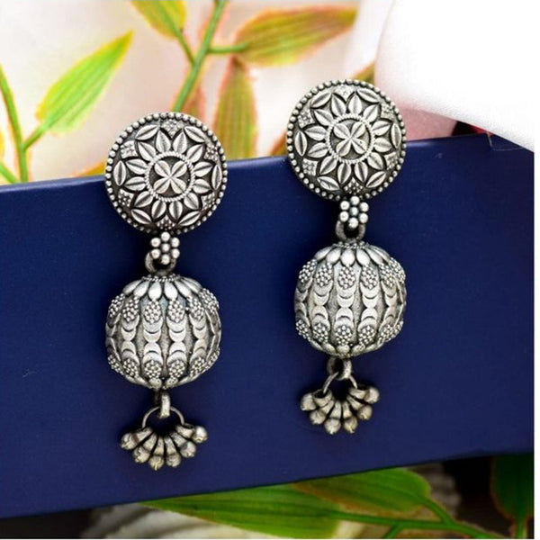 House Of Ree New Stylish Oxidized 18K Gold Studs Earrings for Womens|Women|Girls ER027