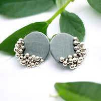 Bajana Lifestyle Oxidised Plated Handmade Ghungroo Studs Earring