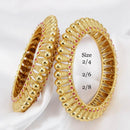 Darshana Jewels  Gold Plated Pota Stone Bangles