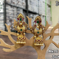 Diksha Collection Gold Plated Jhumki Earrings