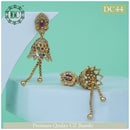 Diksha Collection Gold Plated Jhumki Earrings