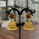 Diksha Collection Gold Plated Jhumki Earrings