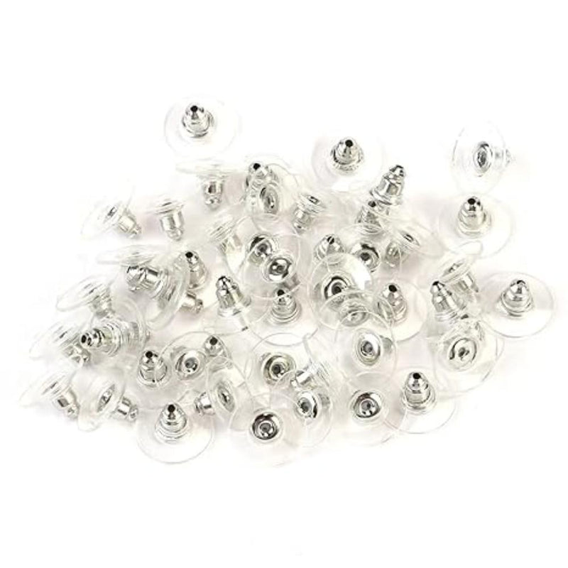 Kriaa Earring Backs Stopper Earnuts Stud Earring Rubber Back Supplies for Jewelry Findings Making