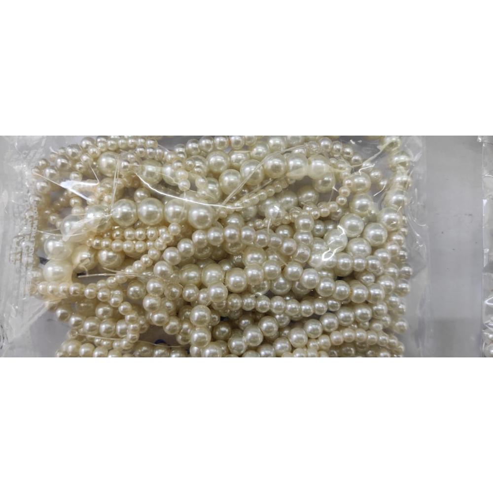 Kriaa White Pearl Beads