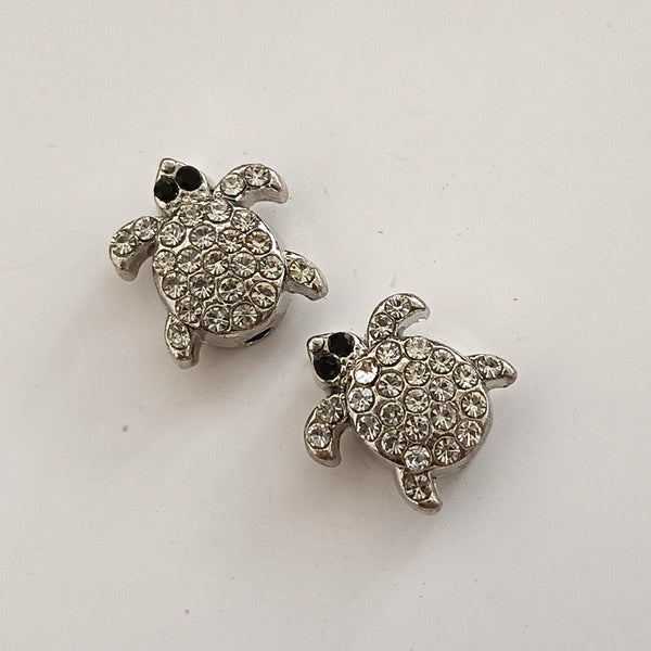 Kriaa Silver Turtle Charms Pendants DIY for Necklace Bracelet Jewellery Making and Crafting