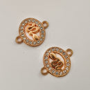 Kriaa Gold Snake Charms Pendants DIY for Necklace Bracelet Jewellery Making and Crafting