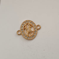 Kriaa Gold Charms Pendants DIY for Necklace Bracelet Jewellery Making and Crafting