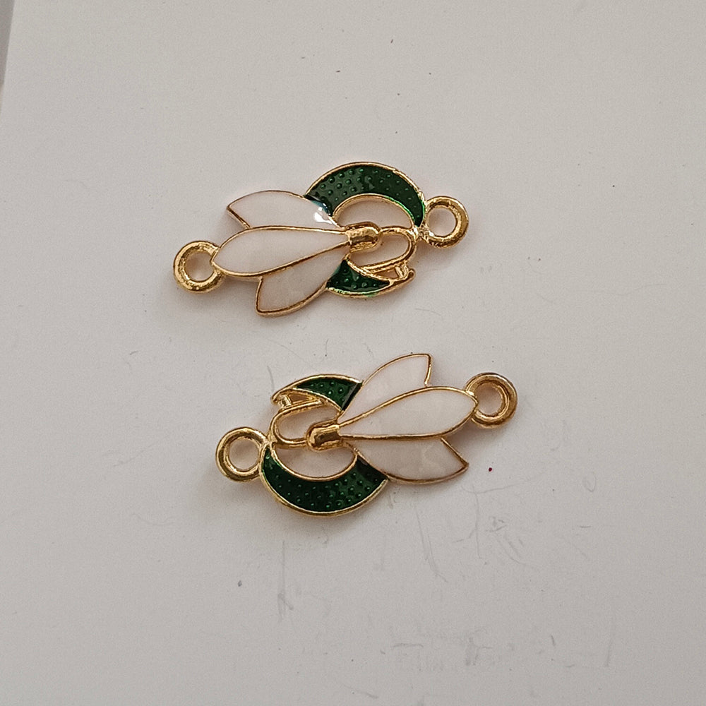 Kriaa Gold Charms Pendants DIY for Necklace Bracelet Jewellery Making and Crafting