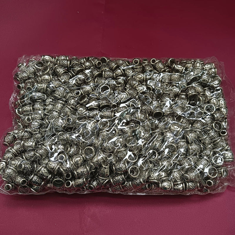 Kriaa Beads CCB Antique Nickel Plating Beads