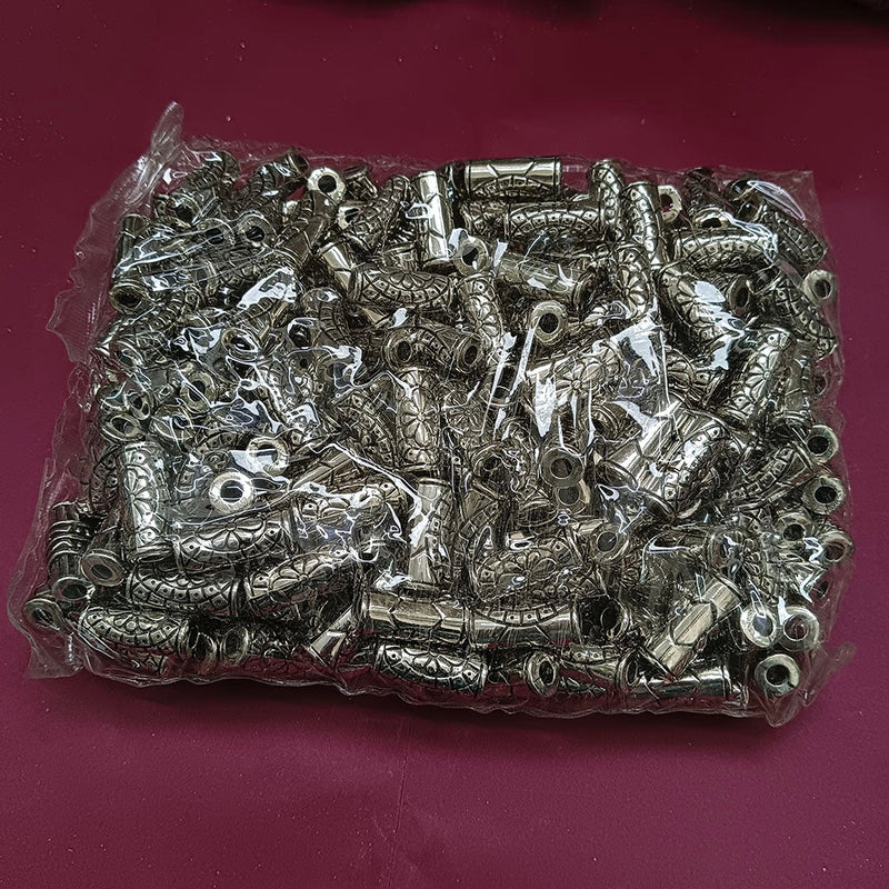 Kriaa Beads CCB Antique Nickel Plating Beads