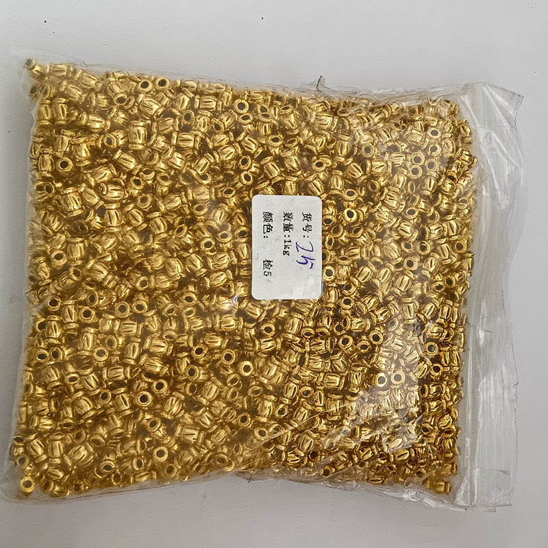 Kriaa Beads Gold Plated Casting Beads