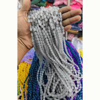 Kriaa Beads Ovel Shape Jelly Beads