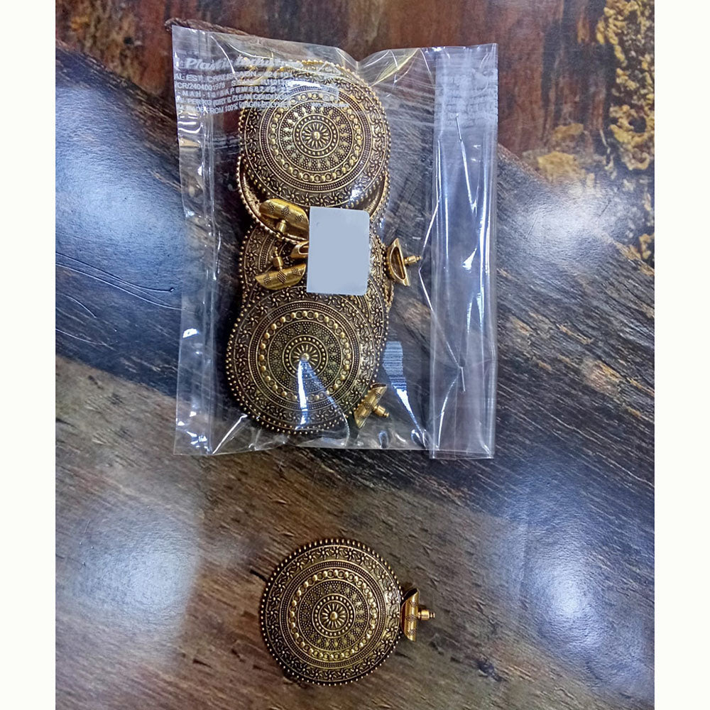 Kriaa Beads Stylish Round Shape Pendant for Chains & Necklaces