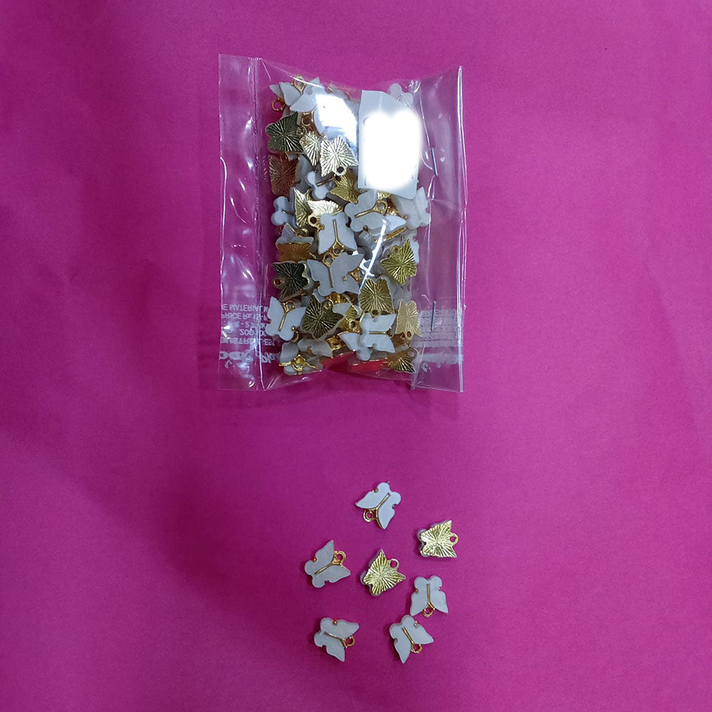 Kriaa Beads Delicate Butterfly Charm Pendant for Jewelry Making