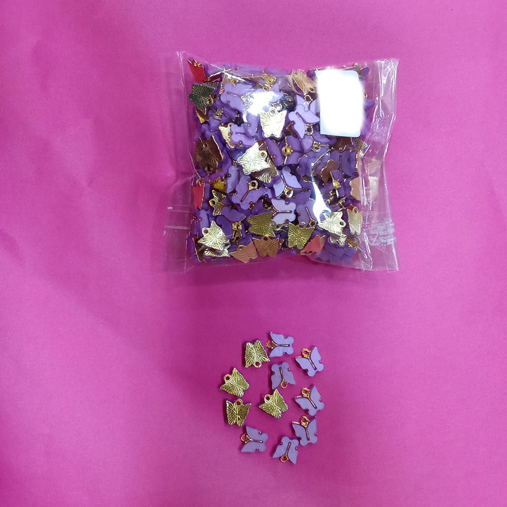Kriaa Beads Delicate Butterfly Charm Pendant for Jewelry Making
