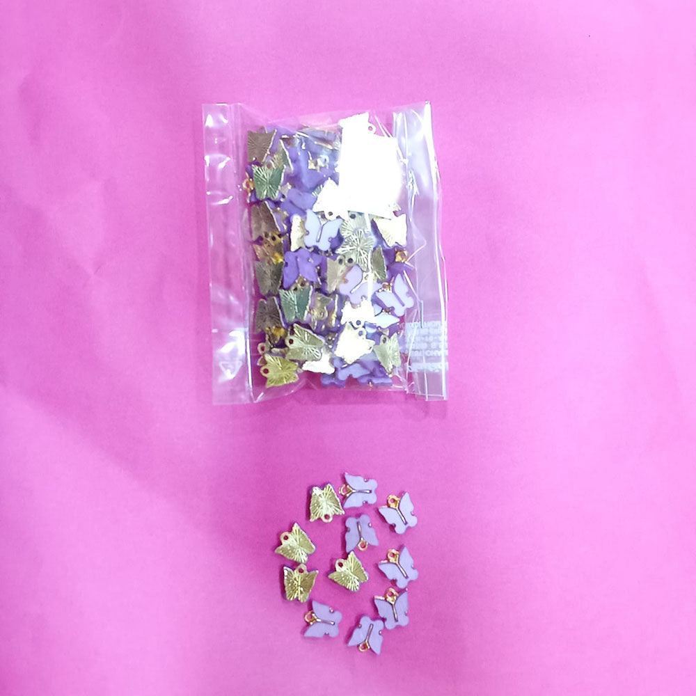 Kriaa Beads Delicate Butterfly Charm Pendant for Jewelry Making