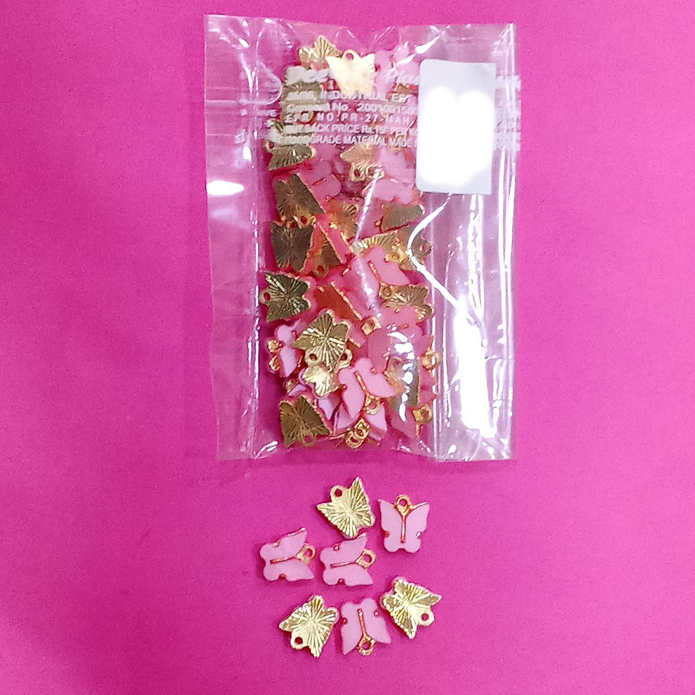 Kriaa Beads Delicate Butterfly Charm Pendant for Jewelry Making