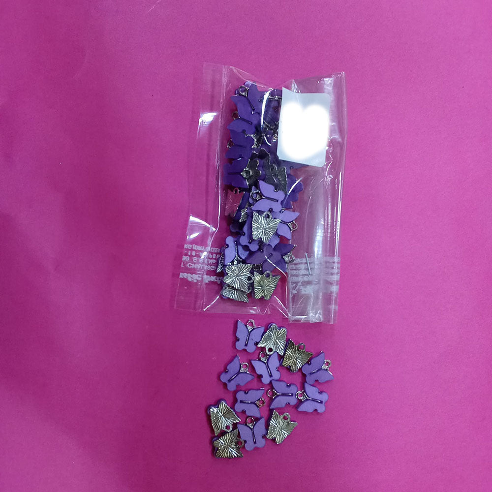 Kriaa Beads Delicate Butterfly Charm Pendant for Jewelry Making
