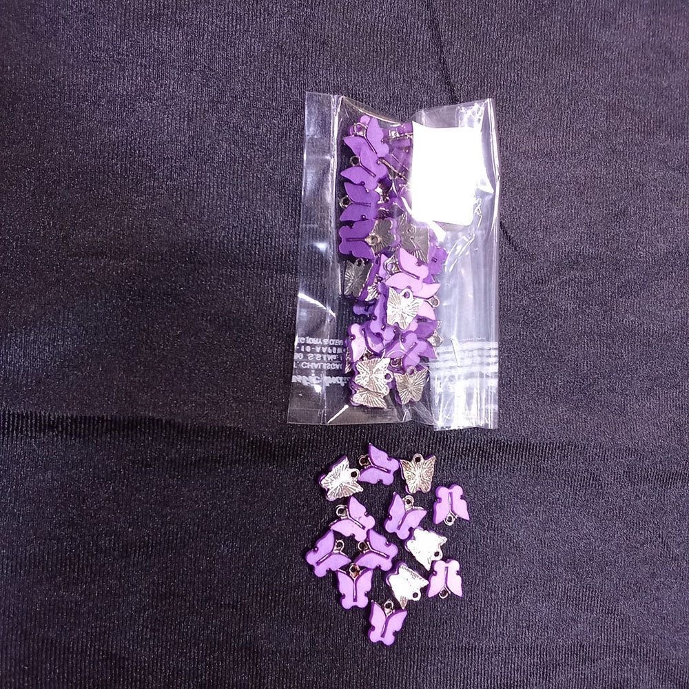 Kriaa Beads Delicate Butterfly Charm Pendant for Jewelry Making