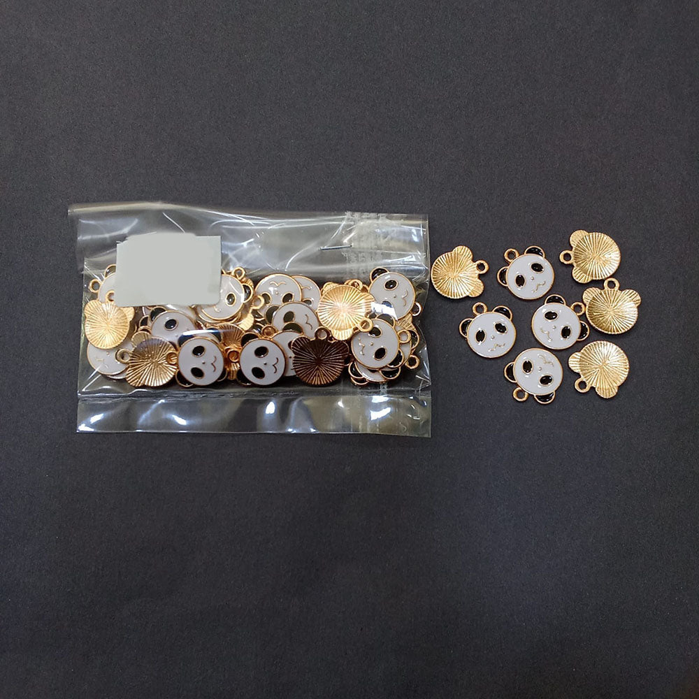 Kriaa Beads Delicate Panda Shape Charm Pendant for Daily & Party Wear