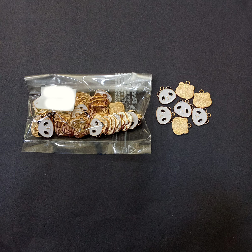 Kriaa Beads Delicate Panda Shape Charm Pendant for Daily & Party Wear