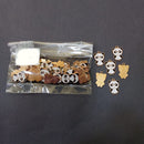 Kriaa Beads Delicate Panda Shape Charm Pendant for Daily & Party Wear