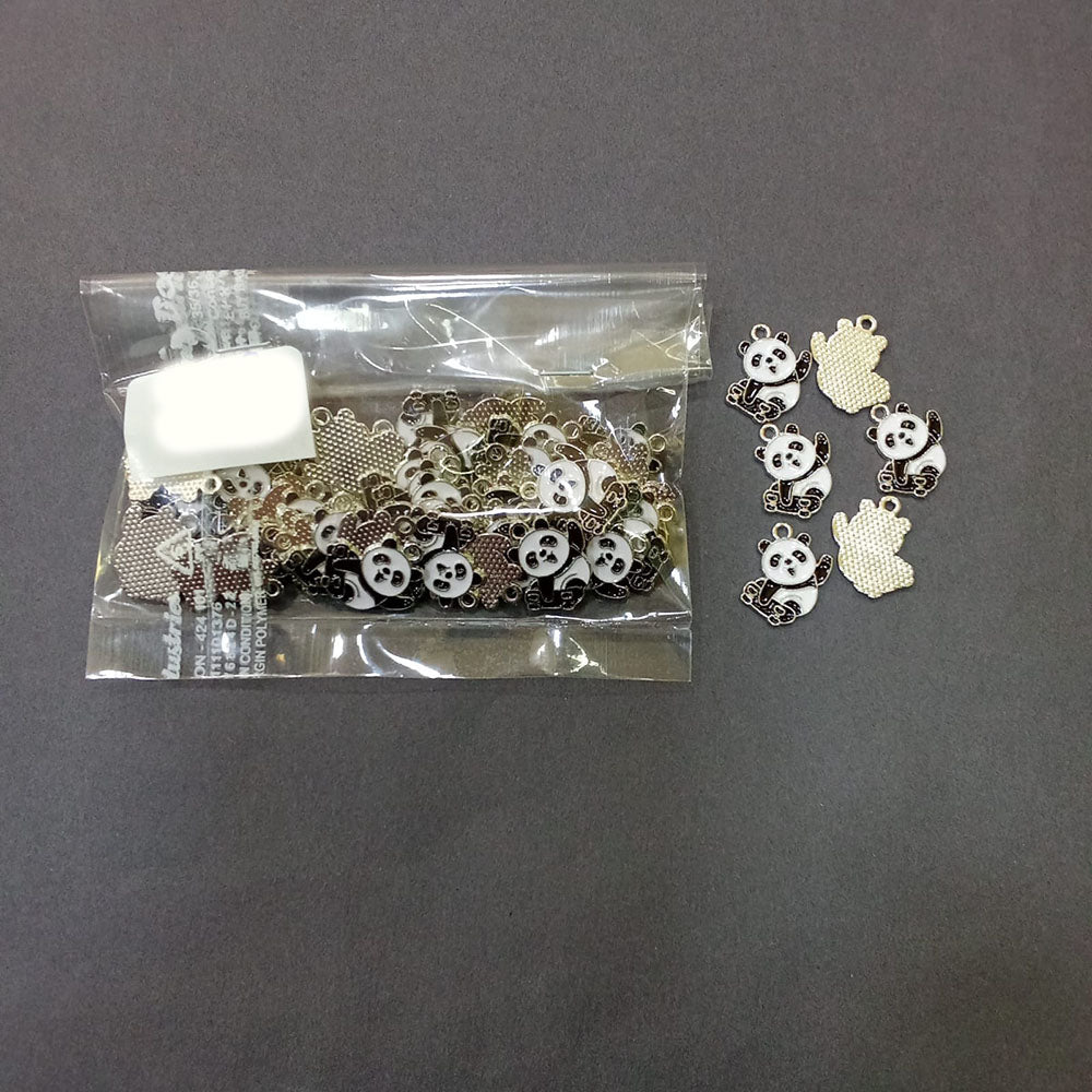 Kriaa Beads Delicate Panda Shape Charm Pendant for Daily & Party Wear