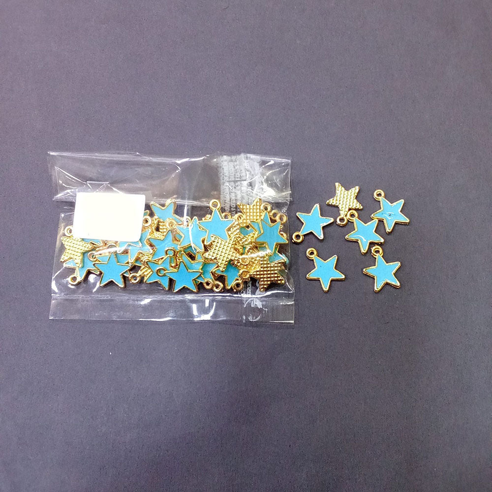 Kriaa Beads Lightweight Star Shape Charm Pendant for Everyday Elegance