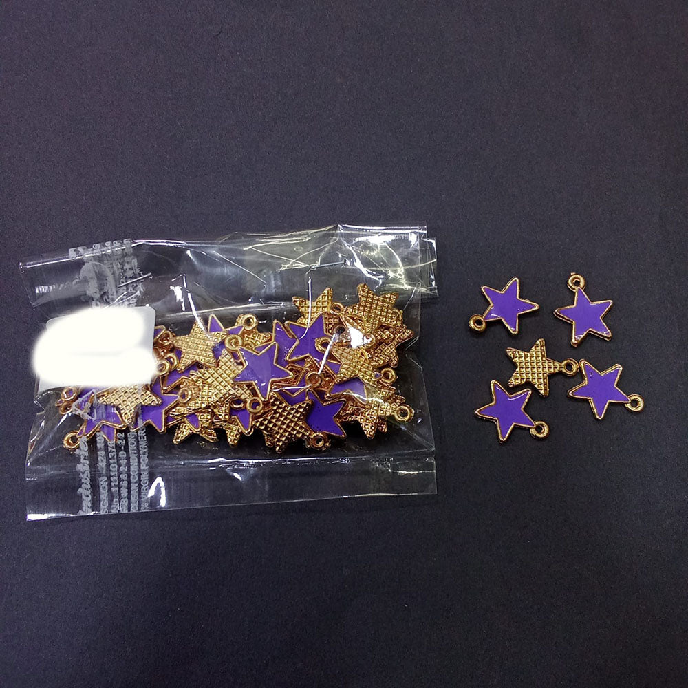 Kriaa Beads Lightweight Star Shape Charm Pendant for Everyday Elegance