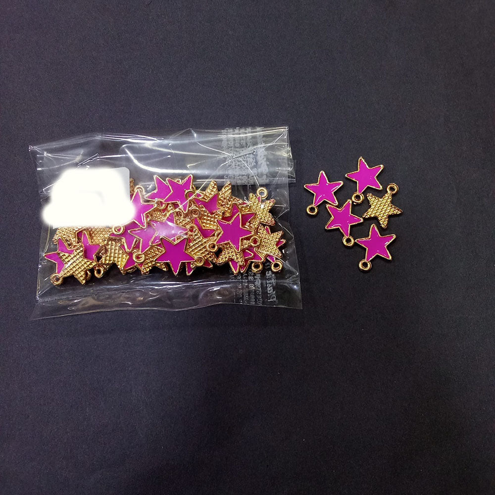 Kriaa Beads Lightweight Star Shape Charm Pendant for Everyday Elegance