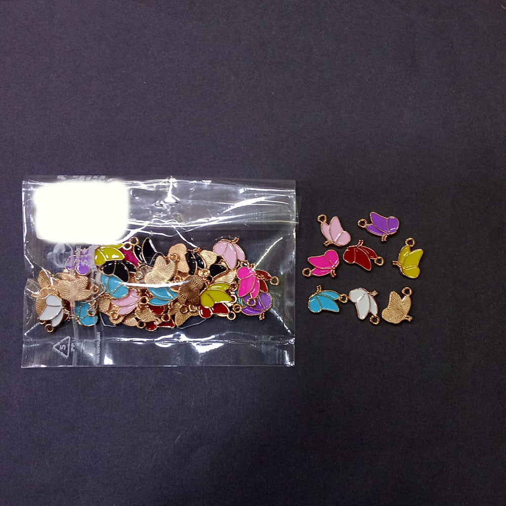 Kriaa Beads Cute Butterfly Pendent charms For Daily & Party Wear For Females