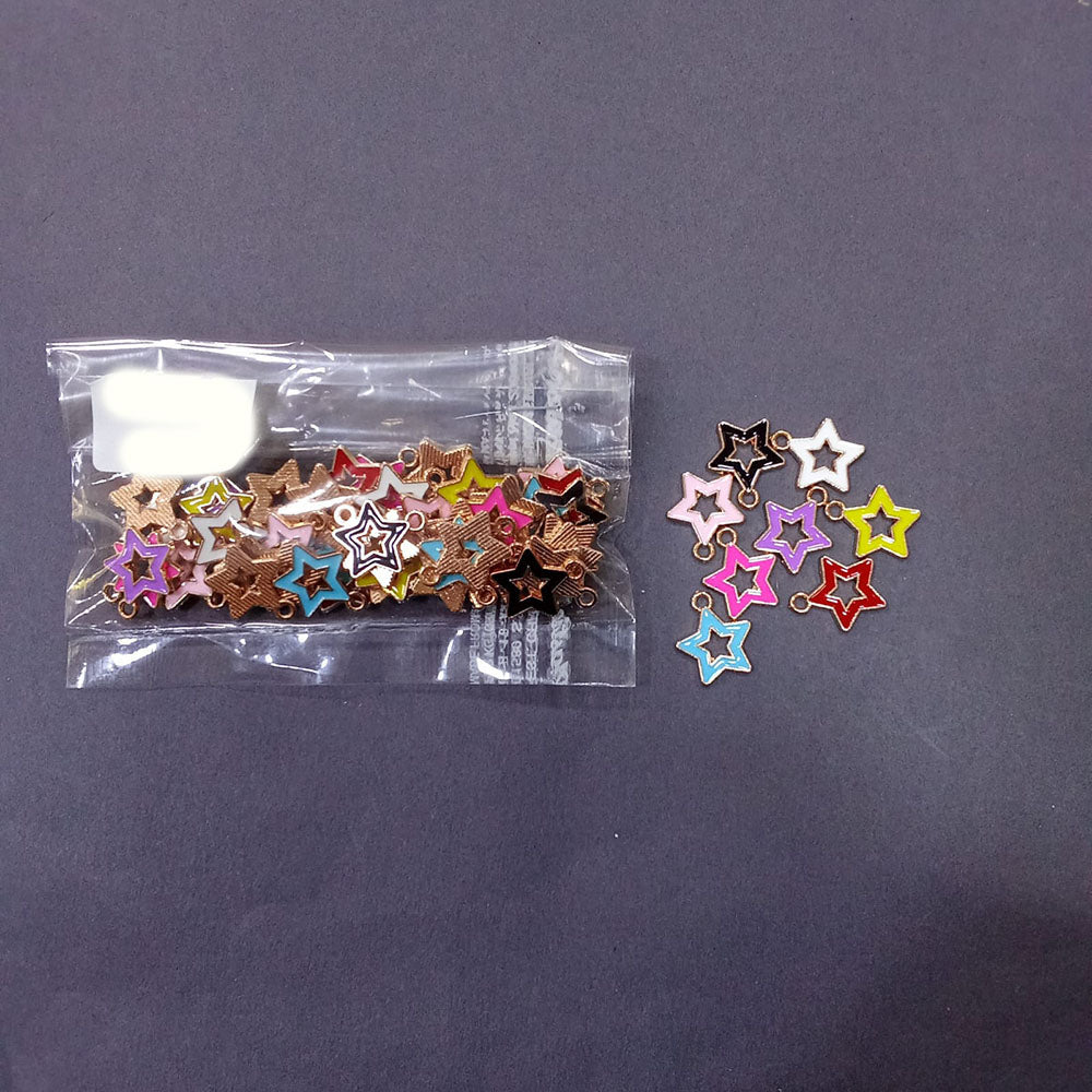 Kriaa Beads Delicate Star Shape Pendant for Jewelry & Accessories Making