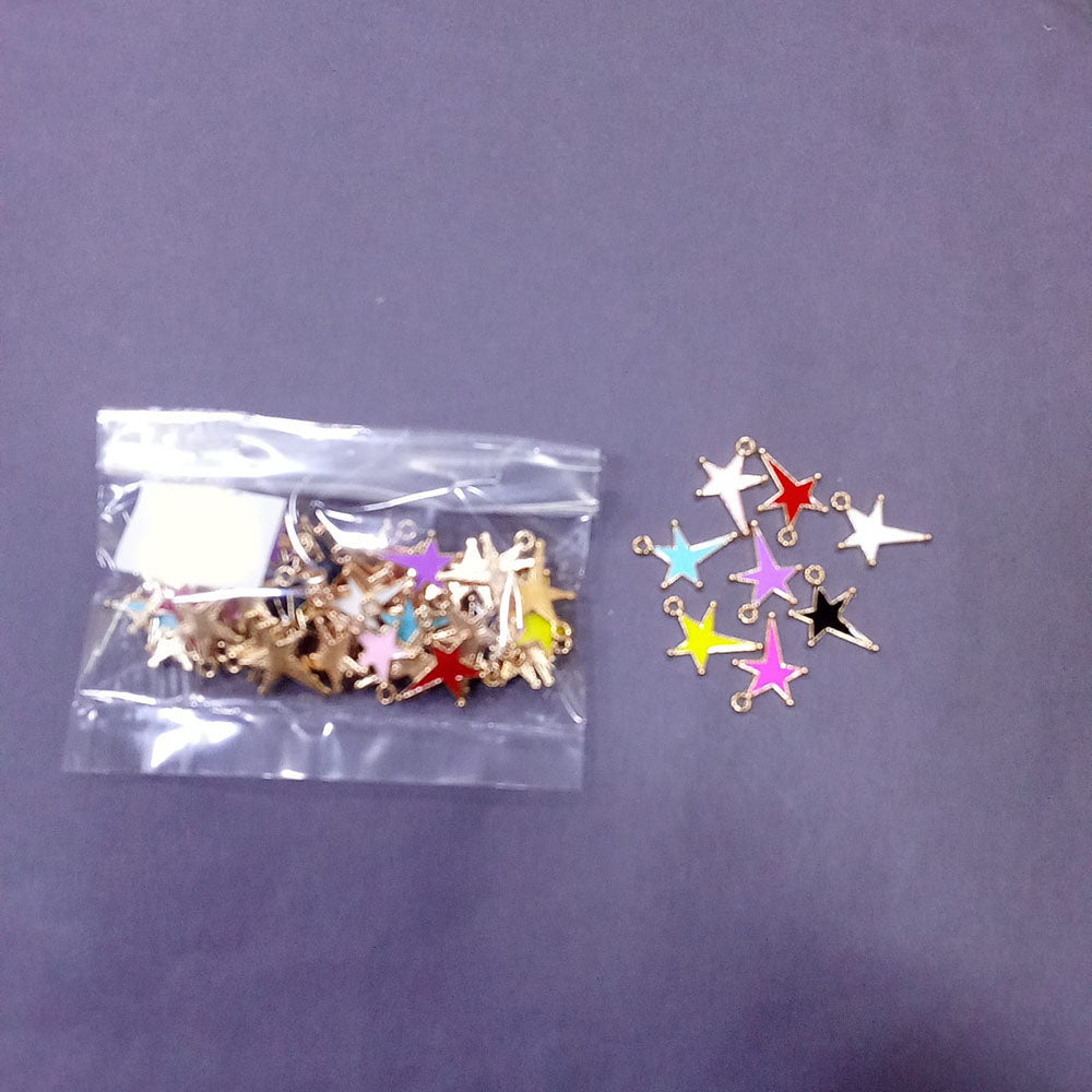 Kriaa Beads Stylish Star Shape Pendant for Jewelry & Accessories Making