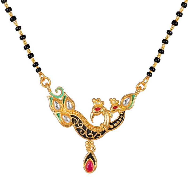 Darshana Jewels Gold Plated Austrian Stone Manglasutra