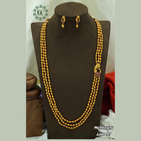 Diksha Collection Matte Finish Long Necklace Set