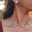 Locketto Elegant Kundan Stone Invisible Necklace Set