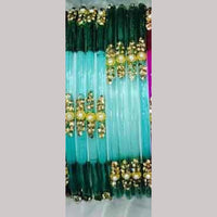 Chitra Bangles Multi Color Glass Bangle (12 Piece In 1 Box)