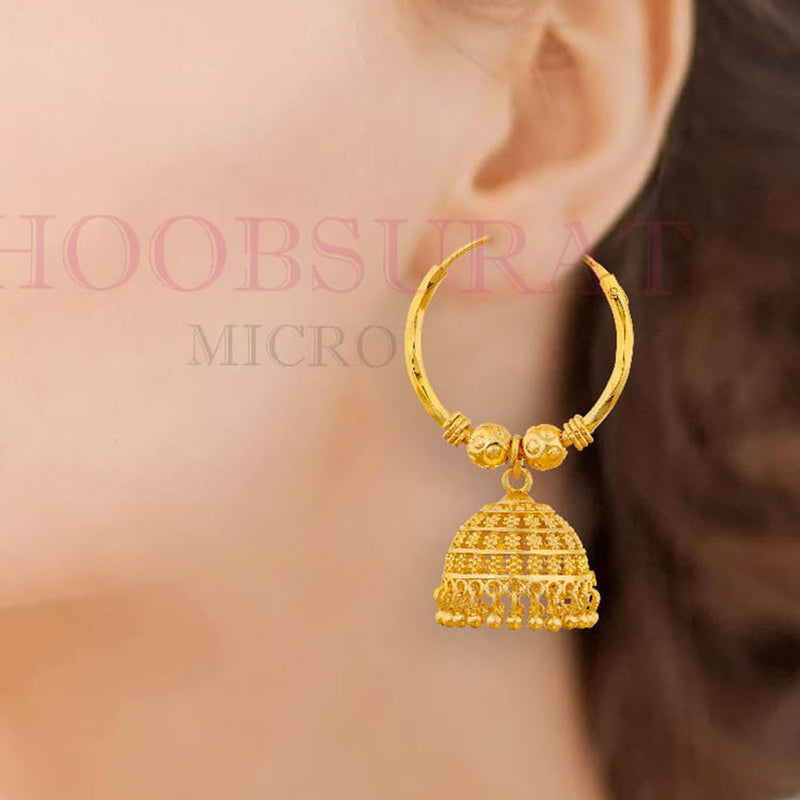 Dariyalal Sales Gold Plated Jhumki