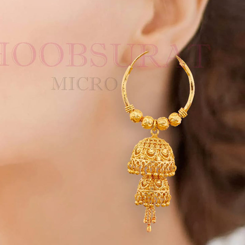 Dariyalal Sales Gold Plated Jhumki