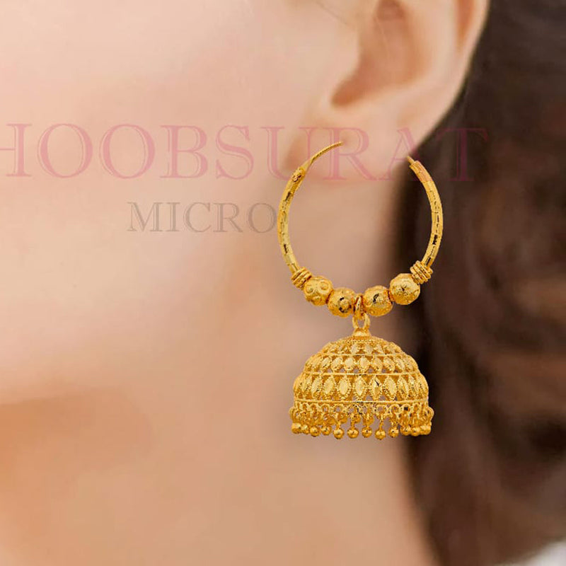 Dariyalal Sales Gold Plated Jhumki