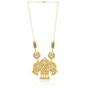 Etnico Gold Plated Antique Long Necklace Jewellery Set with Earrings for Women & Girls(MC096FL)
