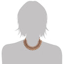 Etnico Gold Plated Traditional Style Choker Necklace Jewellery Set for Women/Girls (MC102FL)